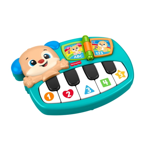 Fisher-Price Laugh & Learn Puppy’s Piano, Baby & Toddler Musical Learning Toy