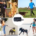 thumbnail image 4 of SIYTUAU Pet Waste Bag Dispenser Storage Bag For Walking Outdoor Use Polyester Material 3.7X2X2 Inches Portable Black, 4 of 7