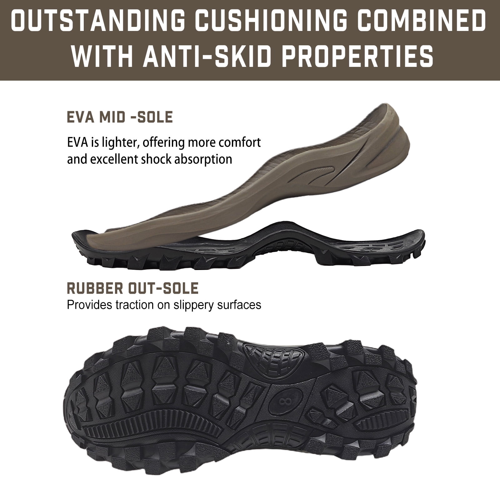 GIEESHIELD Rubber Boots for Men & Women – Ultra-Light Waterproof 6mm Neoprene Insulated Boots with Anti-Slip Sole, Warm Hunting & Rain Boots for Farming, Snow, Mud(Black, Next Camo G2)