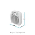 thumbnail image 4 of Comfort Zone Fan-Forced Personal Space Heater with Thermostat, White, 4 of 7