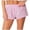 Pink, variant on Womens Shorts Elastic Waist Casual Loose Checkered Pants Workout Shorts