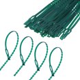 thumbnail image 1 of Uxcell 100-Pack Bridas Ajustables para Plantas de 9 Pulgadas de Plástico Verde Oscuro para Jardín Interior/Exterior, 1 of 1