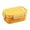 Yellow, variant on WRKEKC Clearance Stackable Lunch Box with Dividers - Microwave-Safe Food Container for Kids/Adults