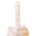 thumbnail image 3 of vidaXL Artificial Christmas Tree with Iridescent Tips White 150 cm PVC, 3 of 5
