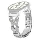 thumbnail image 1 of For Garmin Forerunner 265 Band Butterfly Rhinestones Decor Silver Alloy Metal Watch Strap, 1 of 4