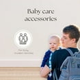 thumbnail image 2 of Dodo Babies Diaper Bag Backpack with 2 Pacifier Clips, Pacifier Case, and Waterproof Nappy Bags, 2 of 6