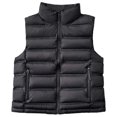 thumbnail image 3 of Mifsaly Cropped Puffer Vest for Women Zip up Lightweight Sleeveless Down Jacket Stand Collar Windproof Thermal Padded Coats Soild Color Warm Winter Outerwear with Zipper Pockets, 3 of 3