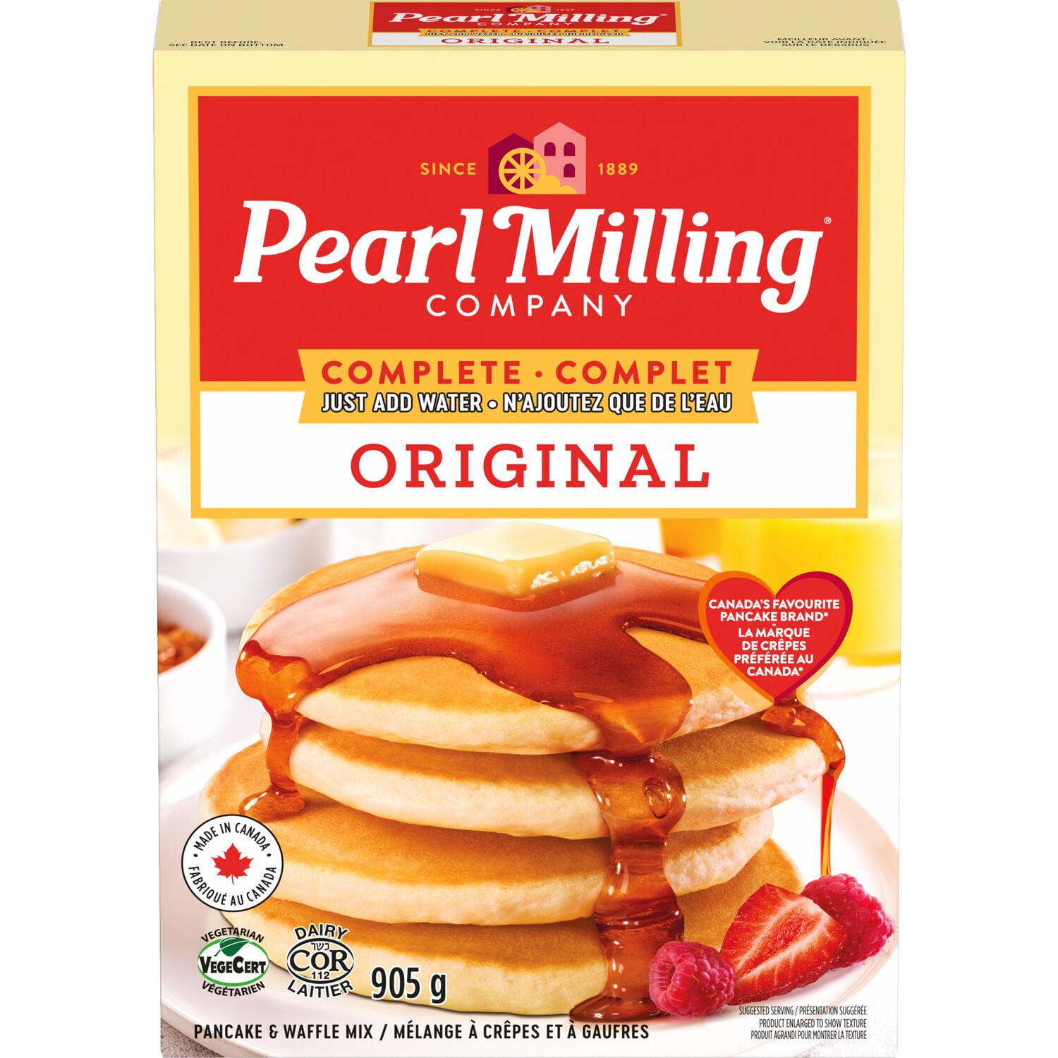 Pearl Milling Company Complet Original Mélange à crêpes et à gaufres 905 g.