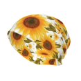 thumbnail image 2 of Logiee Modern Elegant Sunflower Print Unisex Knit Beanie for Men Women Winter Hat,Beanies Skull Caps, 2 of 7