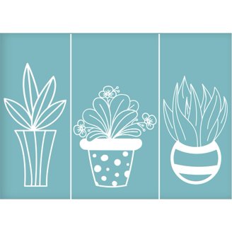 Sizzix Layered Stencils - Around The Block Geometric Design By Stacey Park