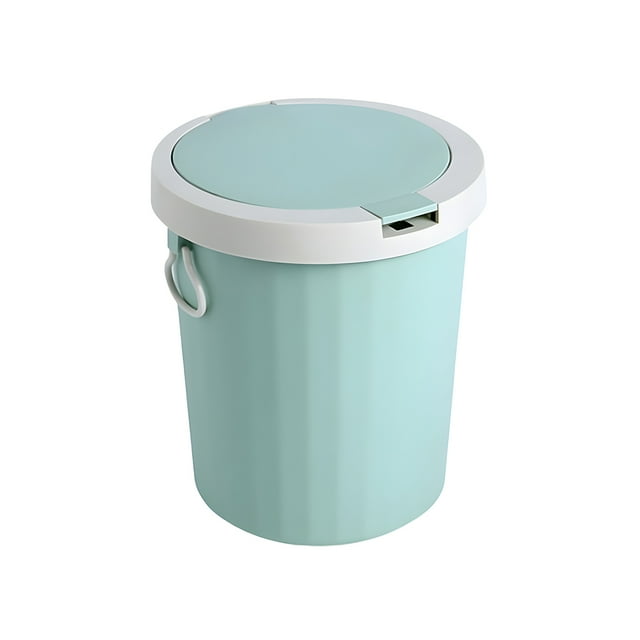 maskred Nordic Contrasting Color Trash Cans - Perfect Solution For Your Household Cleaning - Convenient And High-Quality Design green medium size