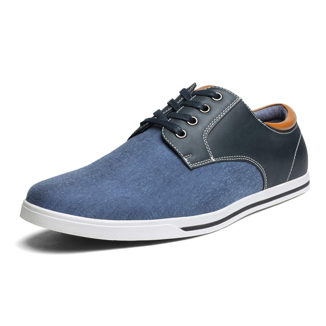 Zapatillas Oxford para Hombre Bruno Marc Azul Marino Casual Talla 10