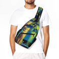 thumbnail image 3 of The Cat from Outer Space Full Printed Chest Bag, 3 of 6