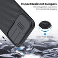 thumbnail image 4 of Funda Nillkin para iPhone 17, cámara deslizante de 6,3 pulgadas, negra, 4 of 8