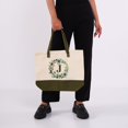 thumbnail image 3 of HIFA Initial Tote Bag for Women, Personalized Canvas Tote Bag - Two-Tone, Zipper Closure, Inner Pocket, Organic Cotton, Sturdy - Multipurpose Shoulder Bag Suitable for Shopping, Grocery, Beach, Travel, 3 of 5