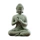 thumbnail image 2 of Estatua de Buda Colco Adorno Decorativo Decoración rústica Budismo Decoración Oriental Yoga escritorio Oficina libre pequeña estatua de buda, 2 of 8