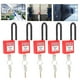 thumbnail image 5 of Candados de Bloqueo y Etiquetado, 5 Juegos de Candados de Bloqueo y Etiquetado de Nailon Pa, Kit de Etiquetado y Bloqueo Con 10 Llaves para fábricas de hospitales industriales, 5 of 7