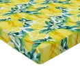 thumbnail image 2 of Ambesonne Kitchen Fitted Sheet, Watercolor Murky, Twin XL Size, Forest Green Yellow, 2 of 3