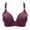Purple, variant on Penkiiy Women Bras Women's Bra Wire Free Underwear OnePiece Cross Side Buckle Bra Everyday Underwear Bras Beige Bras