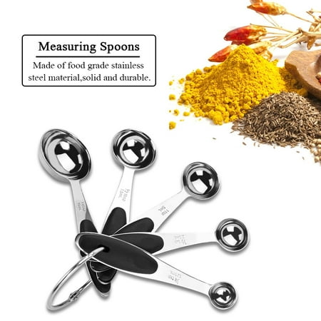 

TOPINCN 10PCS Stainless Steel Measuring Spoons Cups Multi-color Baking Tools 10PCS