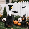 thumbnail image 5 of Halloween Black Cat Porch Goose Outfits Fits 23" H Statue Outdoor Lawn Garden Porch Goose Costume Outfit Accessorie Large Garden Geese Clothes, 5 of 5