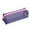 Purple, variant on Holloyiver Mesh Pen Bag, Nylon Transparent Zipper Mesh Pouch, Multifunctional Clear Pencil Case Organizer Stationery Storage Bag for Office Supplies Cosmetics Makeup Travel Accessories