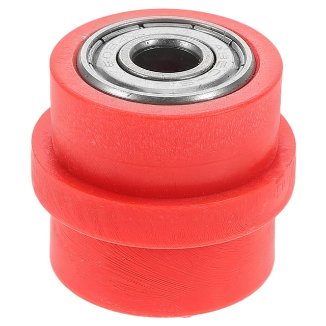 OULII 1Set Motorcycle Chain Tensioner Roller Plastic Bearing Steel Circular For Minibike And ATV 3.50X3.50X2.80in
