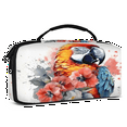 thumbnail image 2 of Herdesigns Parrot Flower Carrying Case for Nintendo Switch OLED Model 2021 & Switch 2017 with 20 Game Card Slots, Portable Travel Carry Case for Accessories and Console, 2 of 8