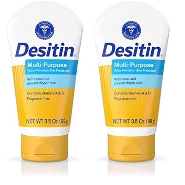 Pomada multiusos para dermatitis del pañal Desitin con vitaminas A y D