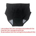 thumbnail image 3 of tredstone Couche pour Hommes Lavable Confortable Imperméable Réutilisable Anti-Fuite Respirant TTG Noir, 3 of 5