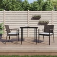 thumbnail image 1 of vidaXL Garden Chairs with Cushions 2 pcs Brown 56.5x57x83 cm Poly Rattan, 1 of 5