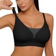thumbnail image 6 of qelini Lace Bras for Women Thin Strap Wireless Breathable Bralettes Side Support Seamless Everyday Tshirt Bra, 6 of 7