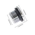 thumbnail image 2 of Yuarrent Tornillos de puerto regulador de buceo de cobre, tapón profesional antioxidante para adultos al aire libre, herramientas de tapón de Deportes acuáticos Tornillo de alta presión, 2 of 6