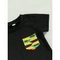 thumbnail image 6 of Toddler Baby Girl Boy 2pcs African Print Outfits Kente Dashiki Clothes 6M 12M 18M 24M 3Y T Shirts Pant Sets, 6 of 9
