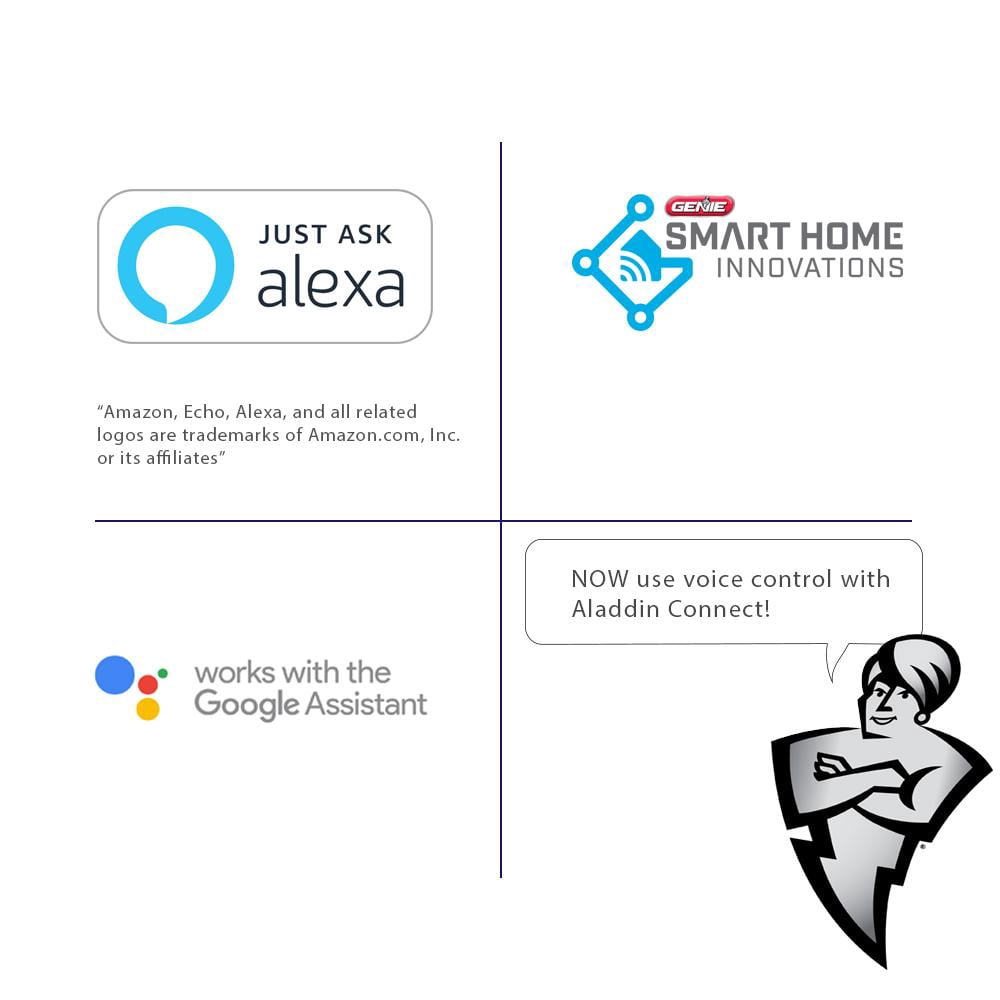 genie aladdin connect alexa