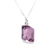thumbnail image 3 of Collar Zvezda Fancy color Light Amethyst plata .925 Zvezda ZCO-FANC14-LAME, 3 of 6
