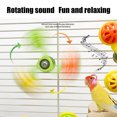 thumbnail image 3 of Hioecau 2Pcs Parrot Spinner Rattle Toys Interactive Rattle Ball Wheel Parakeet Toy Bird Cage Toys for Budgies Conures Cockatiels Enrichment Chewing Exercise, 3 of 8