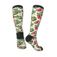 thumbnail image 4 of Easygdp Watermelons Soccer Socks Sport Knee High Socks Calf Compression Athletic Socks for Men and Women, 4 of 9