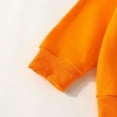 thumbnail image 5 of DOPI Baby Girl Halloween Clothes Toddler Long Sleeve Pumpkin Sweatshirt T-Shirt Bell-Bottom Pants Outfits, 5 of 7