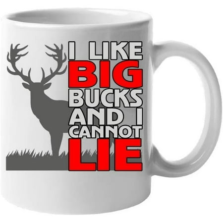 

I Like Big Bucks And I Cannot Lie Novelty Funny Ceramic Coffee Mug