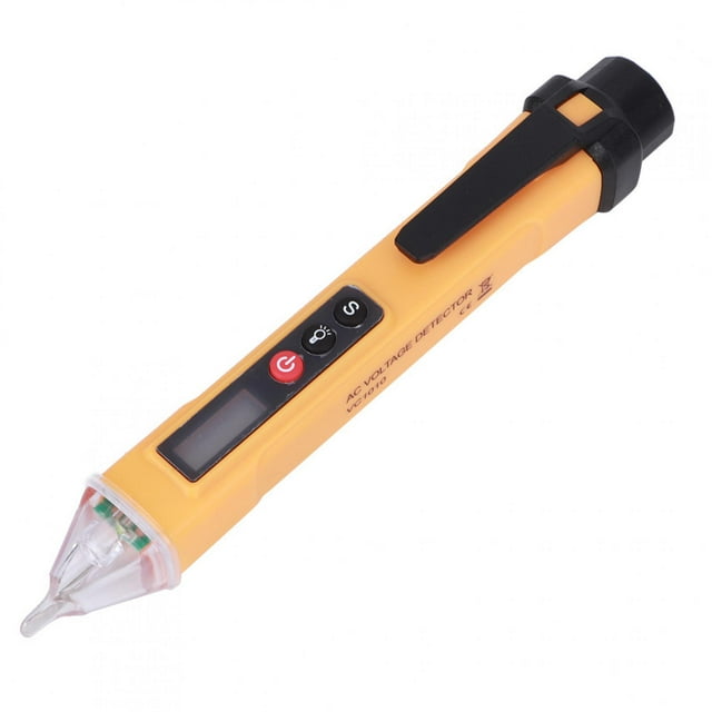 Qiilu Test Pen, Electric Test Pen, Non‑contact With Flashlight Function For Electrical Room Laboratory