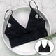 thumbnail image 3 of Camisero sin costuras acolchado Macarena Chaleco Bralette para mujer Negro, 3 of 8