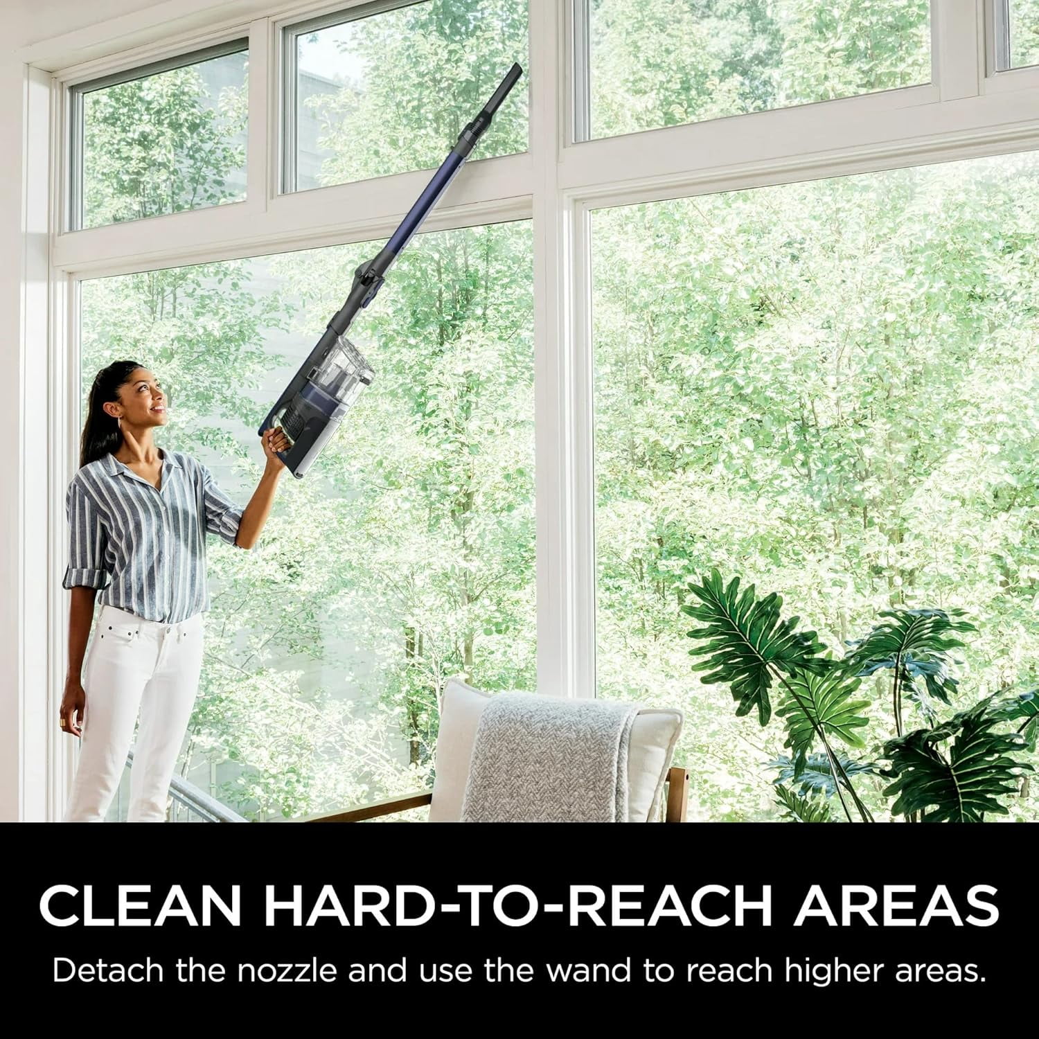 Restored Shark IZ340H Pet Pro Cordless Stick Vacuum, MultiFLEX, Self-Cleaning Brushroll, HEPA Filtration, 40-Min Runtime, Lightweight, Blue (Refurbished)