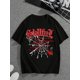 thumbnail image 1 of New Spring And Summer Loose Casual Stylish T-Shirt for Boys Featuring a Trendy Spider Web Design with Cartoon Graphics, Perfect for Everyday Wear., 1 of 6