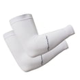 thumbnail image 1 of The Elixir Golf UPF 50 Protection Solaire UV Compression Manchons Rafraîchissants pour Bras pour Hommes Femmes Enfants, 1 Paire (Grand, Blanc), 1 of 4