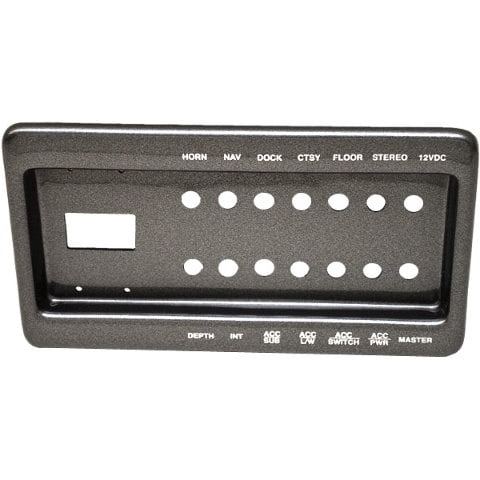 Godfrey Boat Blank Breaker Panel 272722 | Aqua Patio Graphite Gray