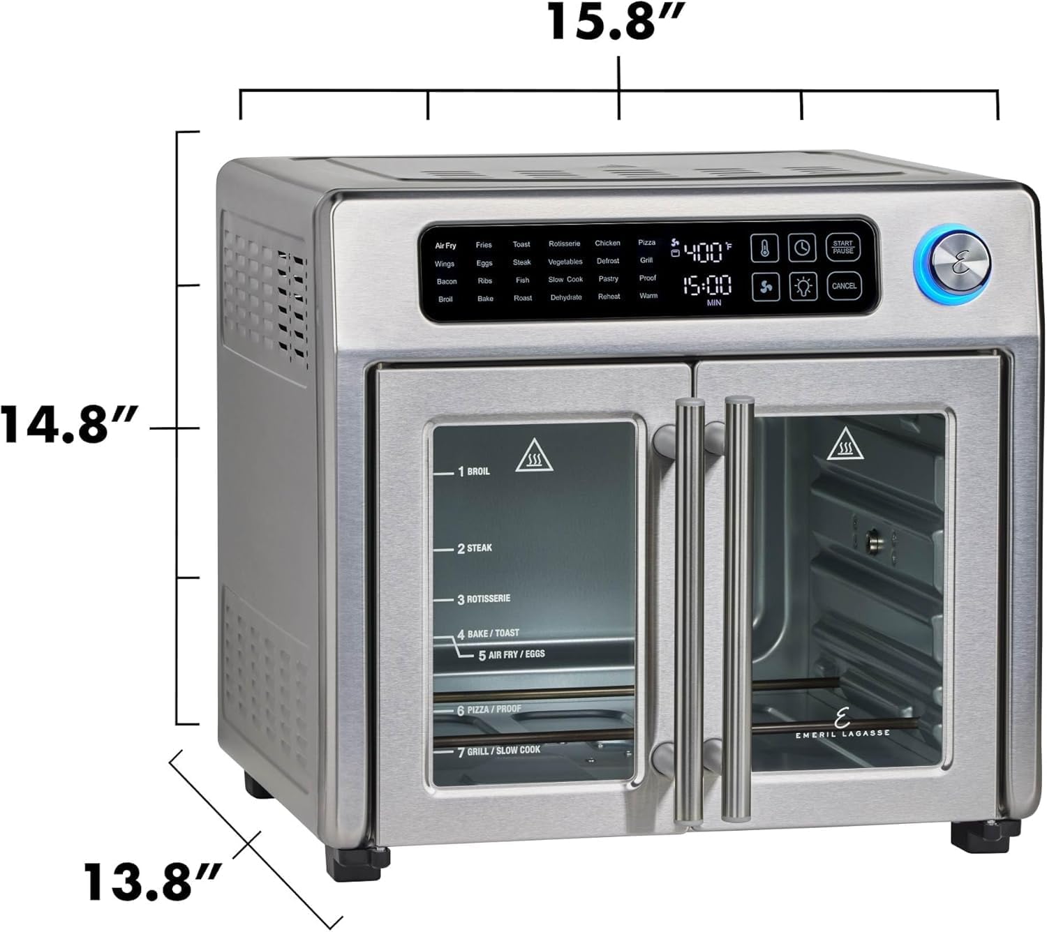 Emeril Lagasse French Door Air Fryer Oven, 26-Quart photo 2