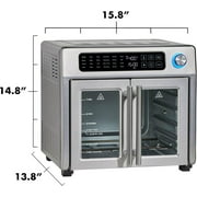 Emeril Lagasse French Door Air Fryer Toaster Oven Combo, 26QT, Stainless Steel, 4-00675-02X