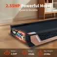 thumbnail image 6 of Under Desk Treadmill, Quiet Motor Treadmill, 16 Inch X 37 Inch Running Surface With Fixed 8° Incline, Shock Absorption Technology, Compact Vertical Storage, 220lbs Capacity, Carpet Friendly, 6 of 9
