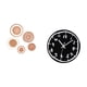 thumbnail image 5 of Reloj de pared artesanal, decoración colgante, adorno decorativo, material acrílico y ratán, silencioso, sin , ideal para sala de estar, comedor, 5 of 8